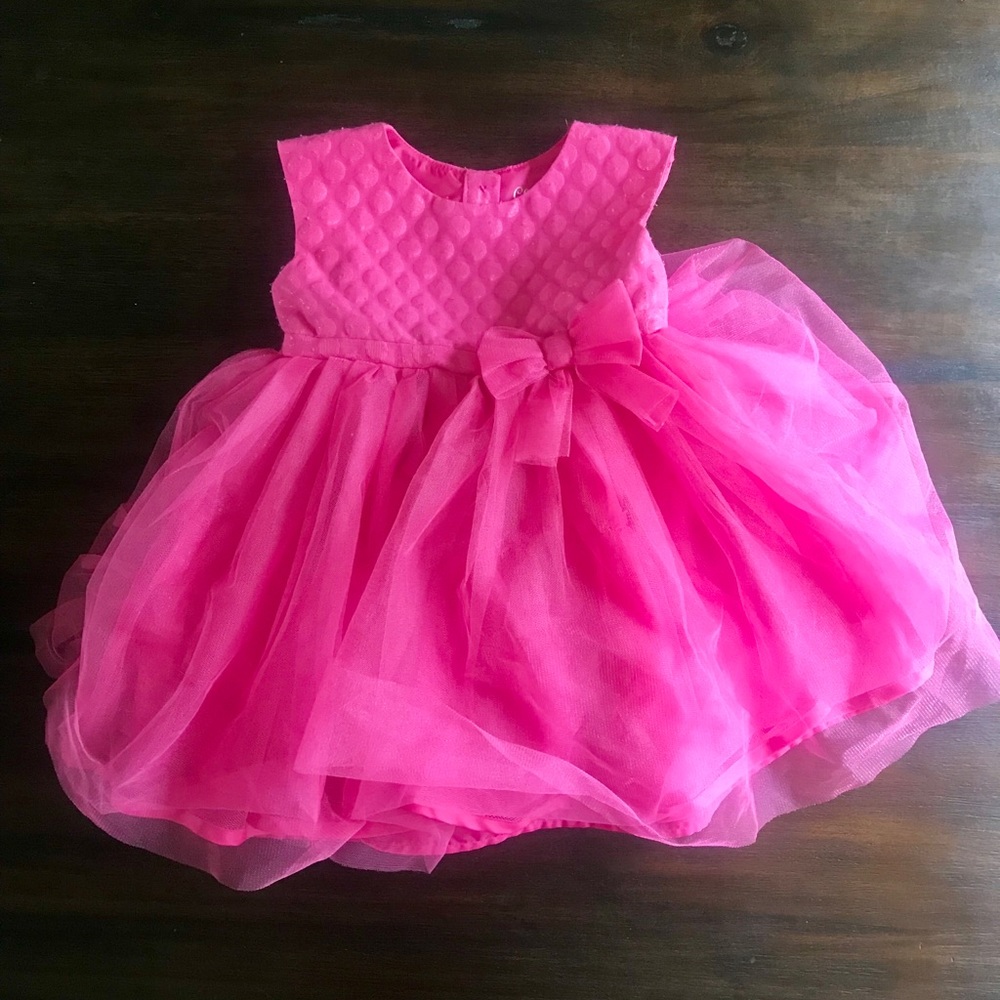Hot Pink Party Dress 3T